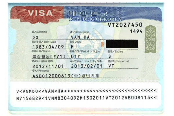 DỊCH VỤ VISA HÀN QUỐC